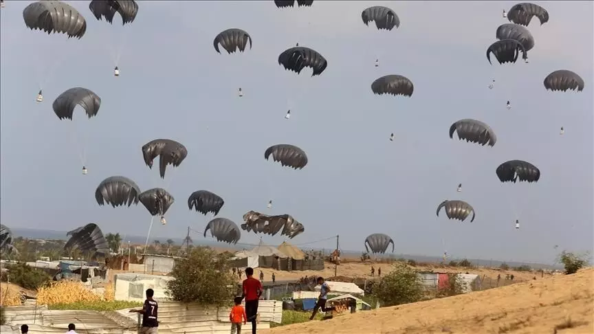 Israel, Allies Airdrop Aid into Gaza as IDF Pushes Back Against Starvation Allegations