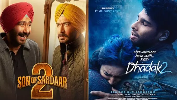 Box Office Showdown: Son of Sardaar 2 vs Dhadak 2 – Which Sequel Ruled the Weekend?
