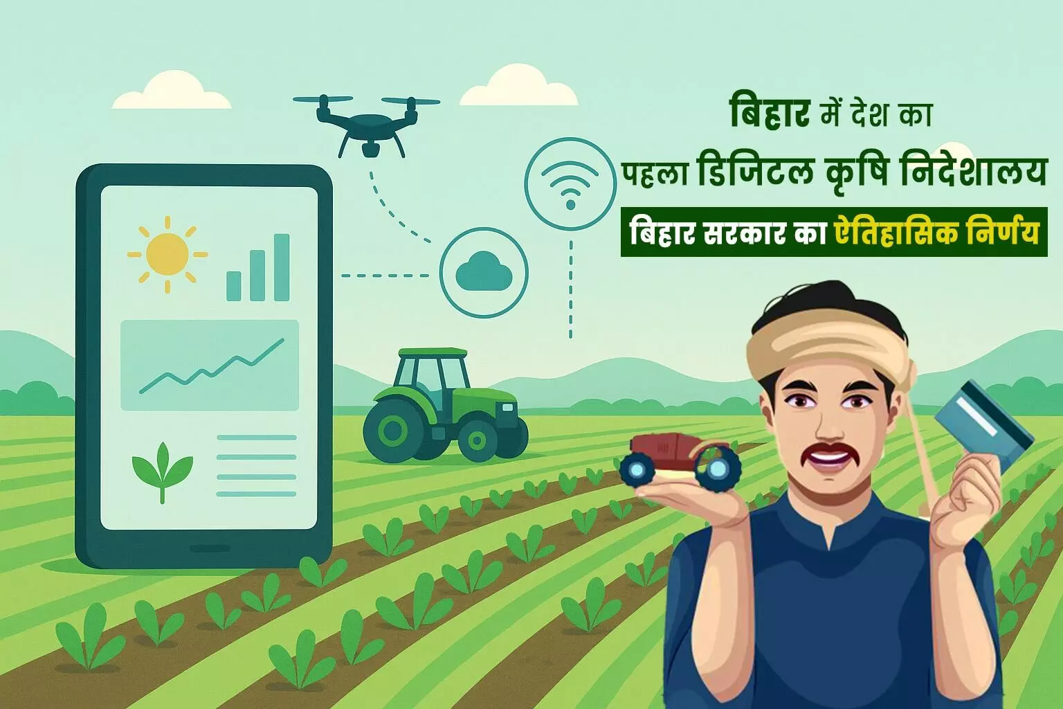 Bihar Creates Indias First Digital Agriculture Directorate Under CM Nitish Kumar