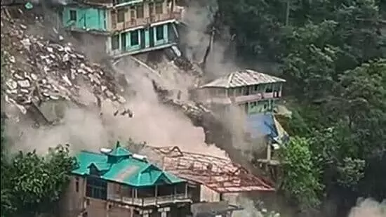 Relentless Rain Triggers Chaos in Himachal Pradesh: Landslides, Flash Floods Cut Off Communities