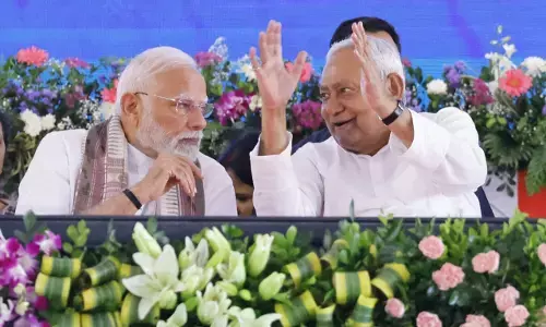 RJD Faces Major Jolt as Two MLAs Share Stage with PM Modi at Bodh Gaya Rally RJD Faces Major Jolt as Two MLAs Share Stage with PM Modi at Bodh Gaya Rally