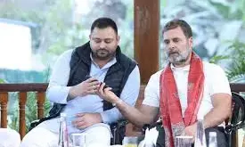 Rahul Gandhi and Tejashwi Yadav Share a Laugh and Stress Unity Ahead of Bihar Polls