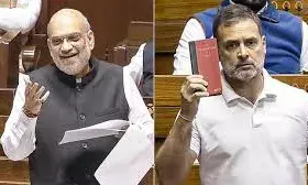 Amit Shah Questions Rahul Gandhi’s Moral Stand, Defends Bill to Bar Jailed Leaders from Office