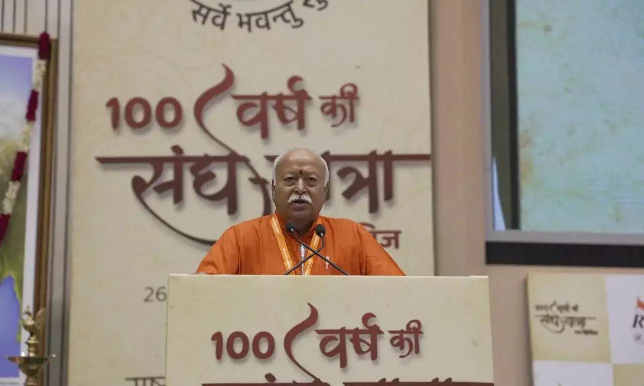 RSS Chief Bhagwat Redefines Hindu Rashtra as Inclusive Vision, Not Power-Based Concept