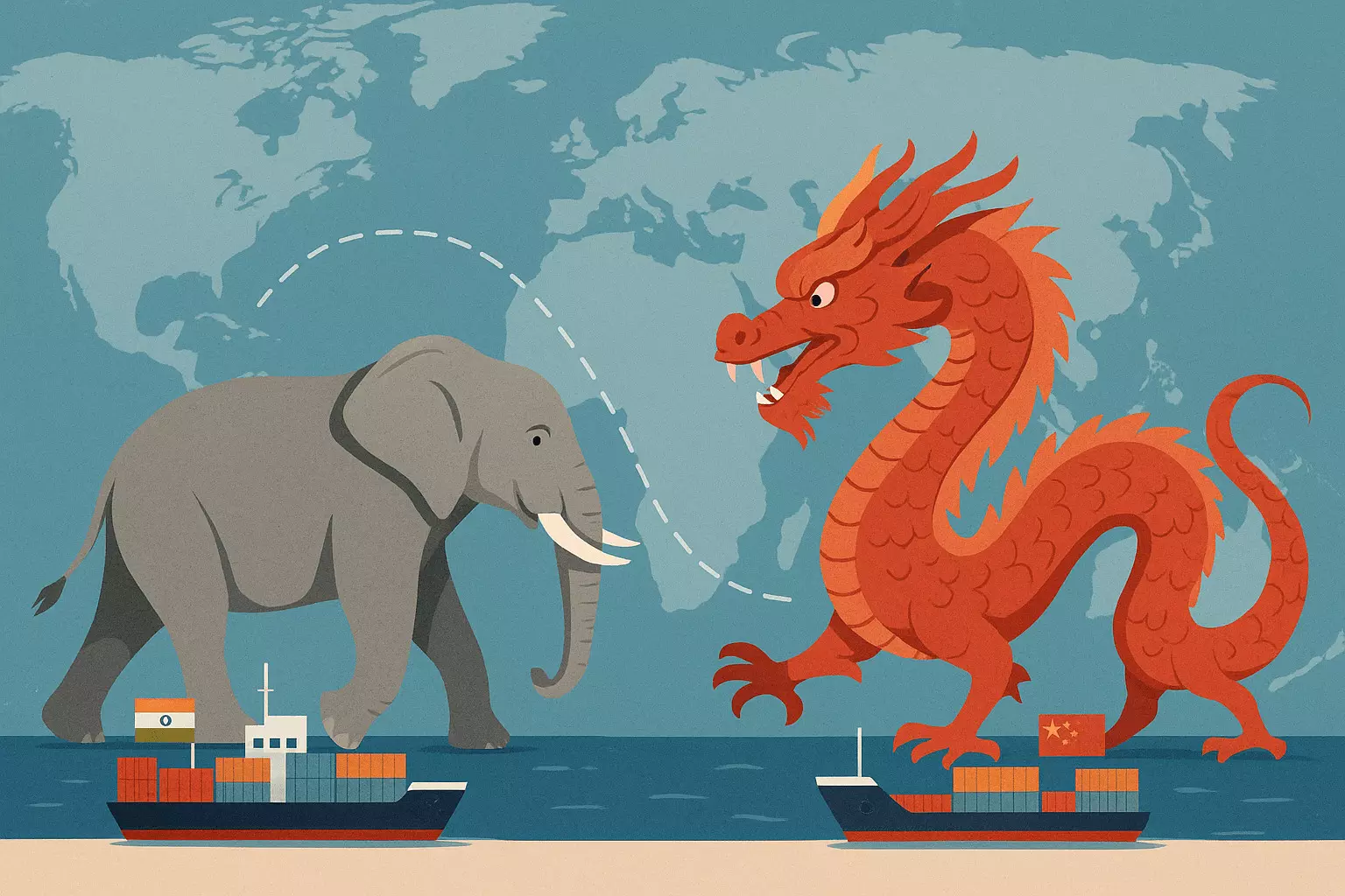 Dragon and Elephant in Step: India-China Recalibration Amid Global Economic Shifts