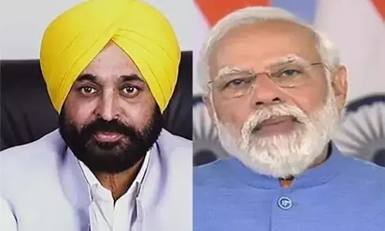 Punjab CM Bhagwant Mann Urges PM Modi to Release Rs 60,000 Crore Flood Relief Funds