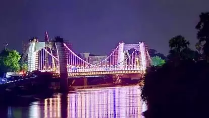 Bihar’s First Cable Suspension Bridge Nears Completion on Punpun River Bihar’s First Cable Suspension Bridge Nears Completion on Punpun River