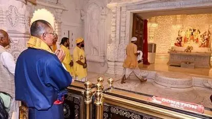 Bhutan PM Dasho Tshering Tobgay Offers Prayers at Ram Mandir in Ayodhya