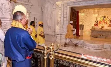 Bhutan PM Dasho Tshering Tobgay Offers Prayers at Ram Mandir in Ayodhya