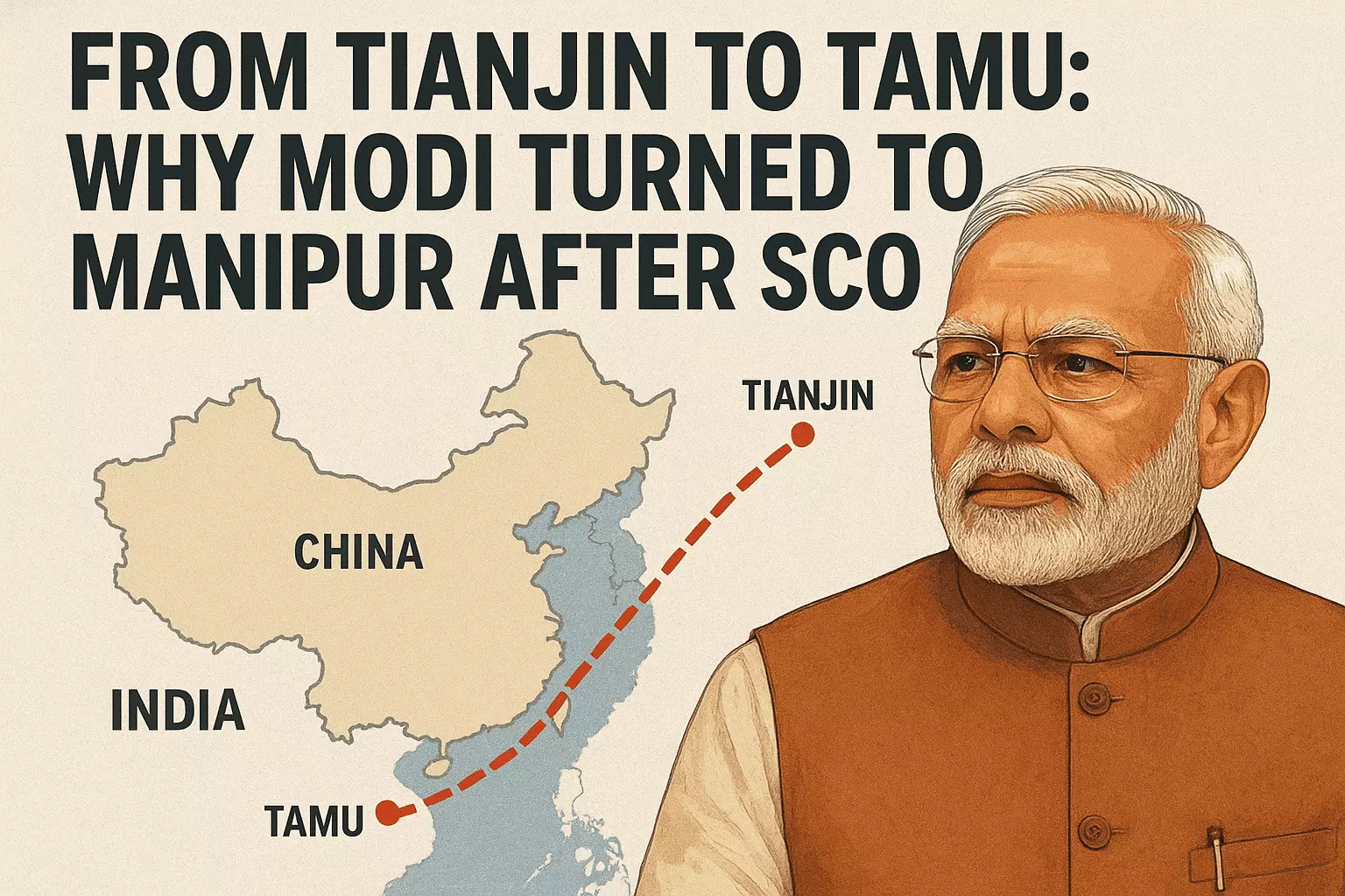 From Tianjin to Tamu: Why Modi Turned to Manipur After SCO