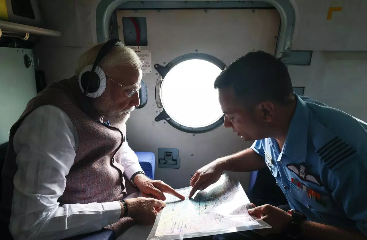 PM Modi Announces ₹1,600 Crore Flood Relief Package for Punjab After Aerial Survey