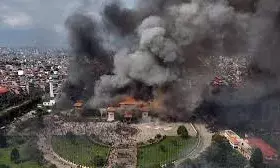 Former Nepal PM’s wife dies from burns after protesters torch their home