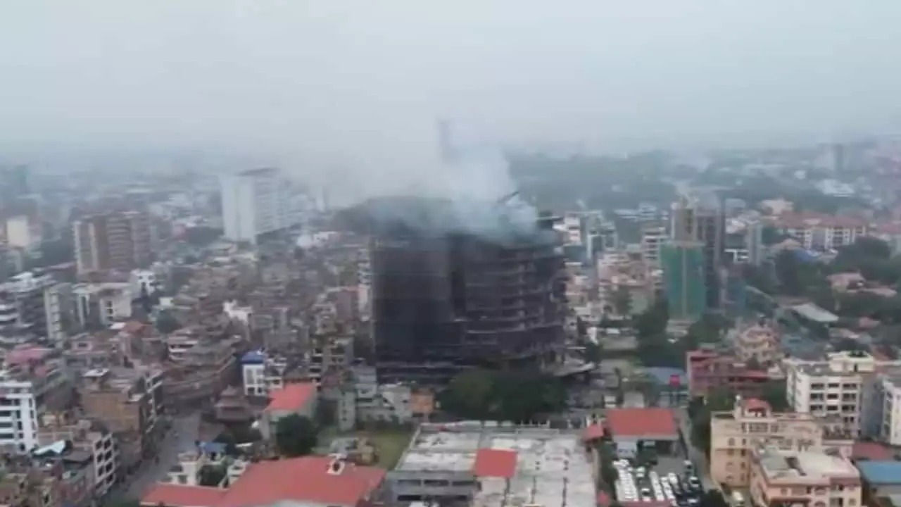 Youth-Led Protests Rock Nepal as Iconic Buildings, Including Hilton Hotel, Set Ablaze