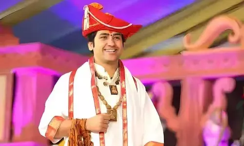 Dhirendra Krishna Shastri Announces Delhi–Vrindavan Padyatra for Hindu Rashtra Dhirendra Krishna Shastri Announces Delhi–Vrindavan Padyatra for Hindu Rashtra