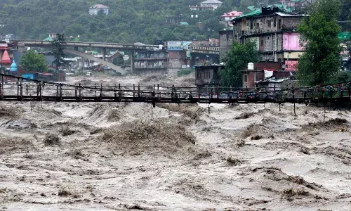 Heavy Rains Trigger Landslides, Floods in Himachal and Uttarakhand, Killing Three in Mandi Heavy Rains Trigger Landslides, Floods in Himachal and Uttarakhand, Killing Three in Mandi