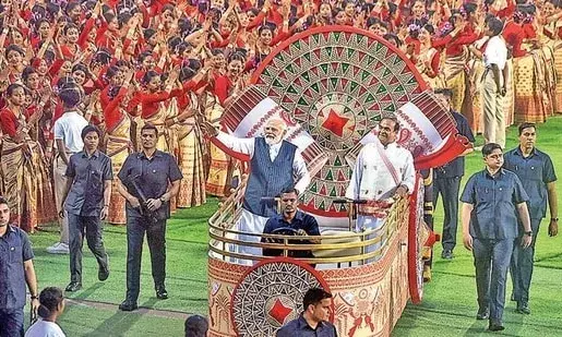 Modi in Assam: Loud in Blame, Silent in Vision