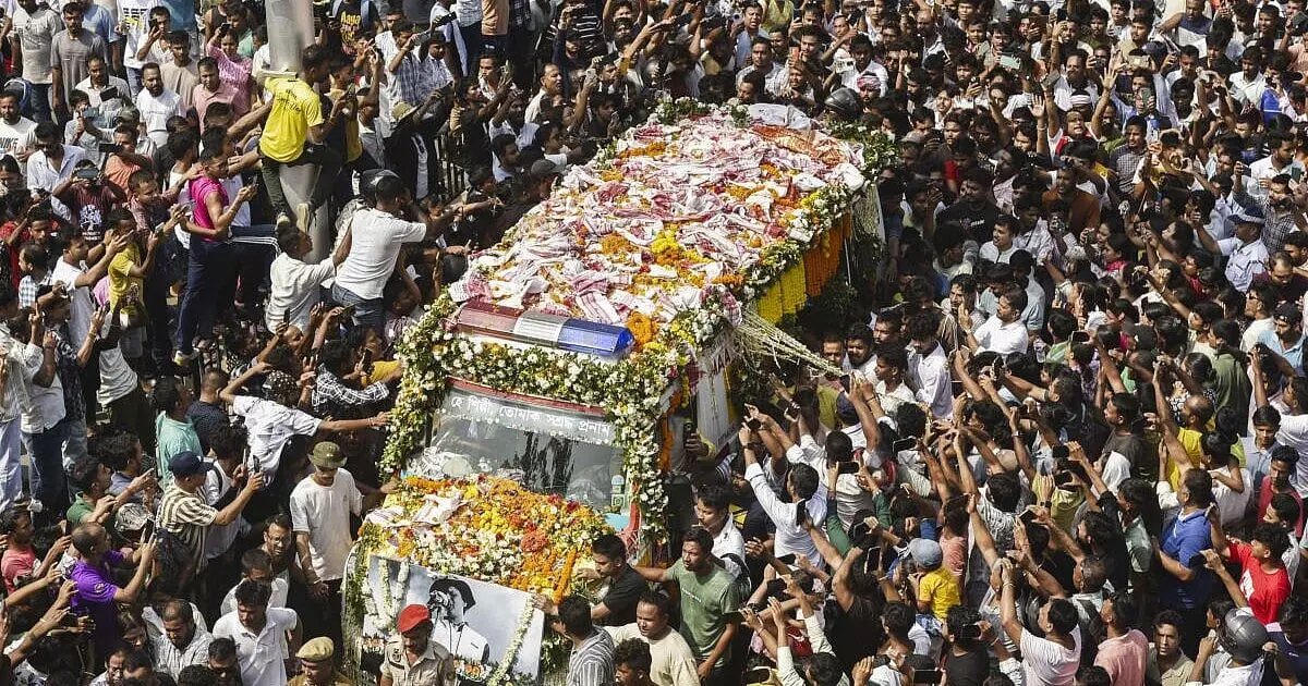 Assam Bids Tearful Farewell to Music Legend Zubeen Garg