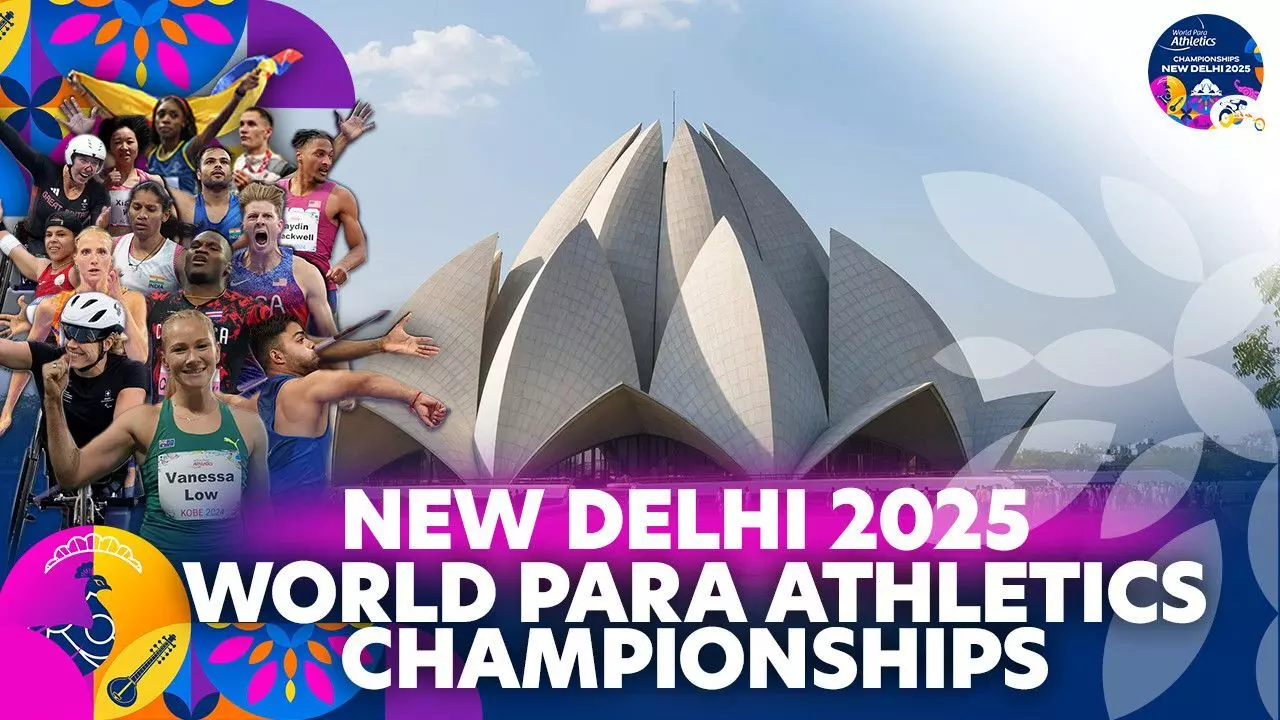 Mandaviya Reviews Final Preparations at JLN Stadium Ahead of World Para Athletics Championships