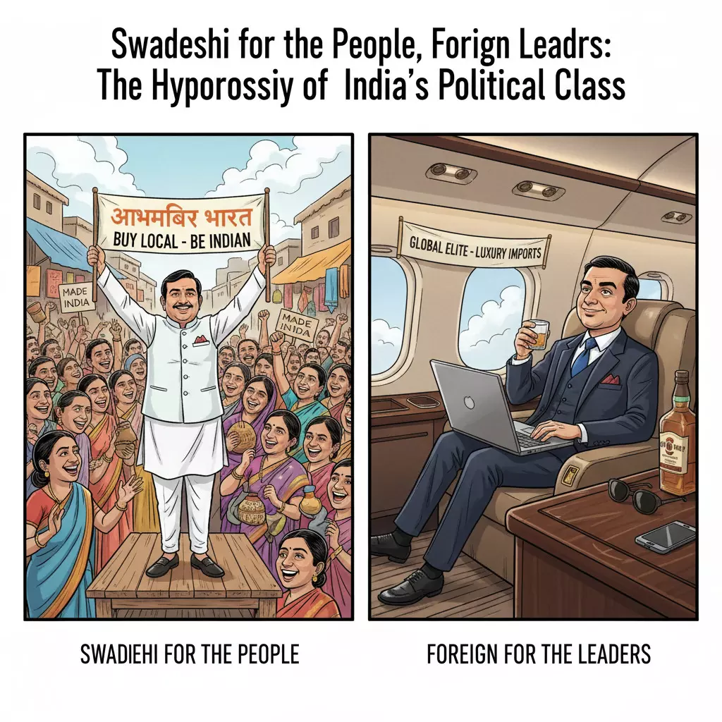 Swadeshi for the People, Foreign for the Leaders: The Hypocrisy of India’s Political Class