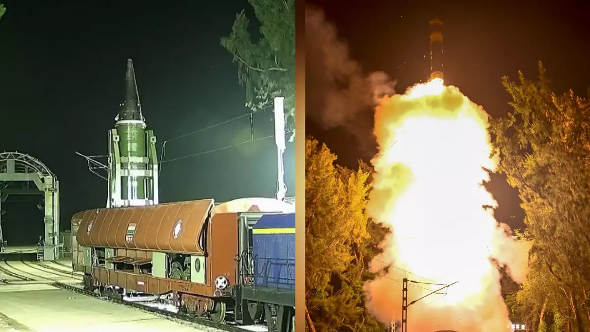India Successfully Tests Rail-Mobile Agni-Prime Missile