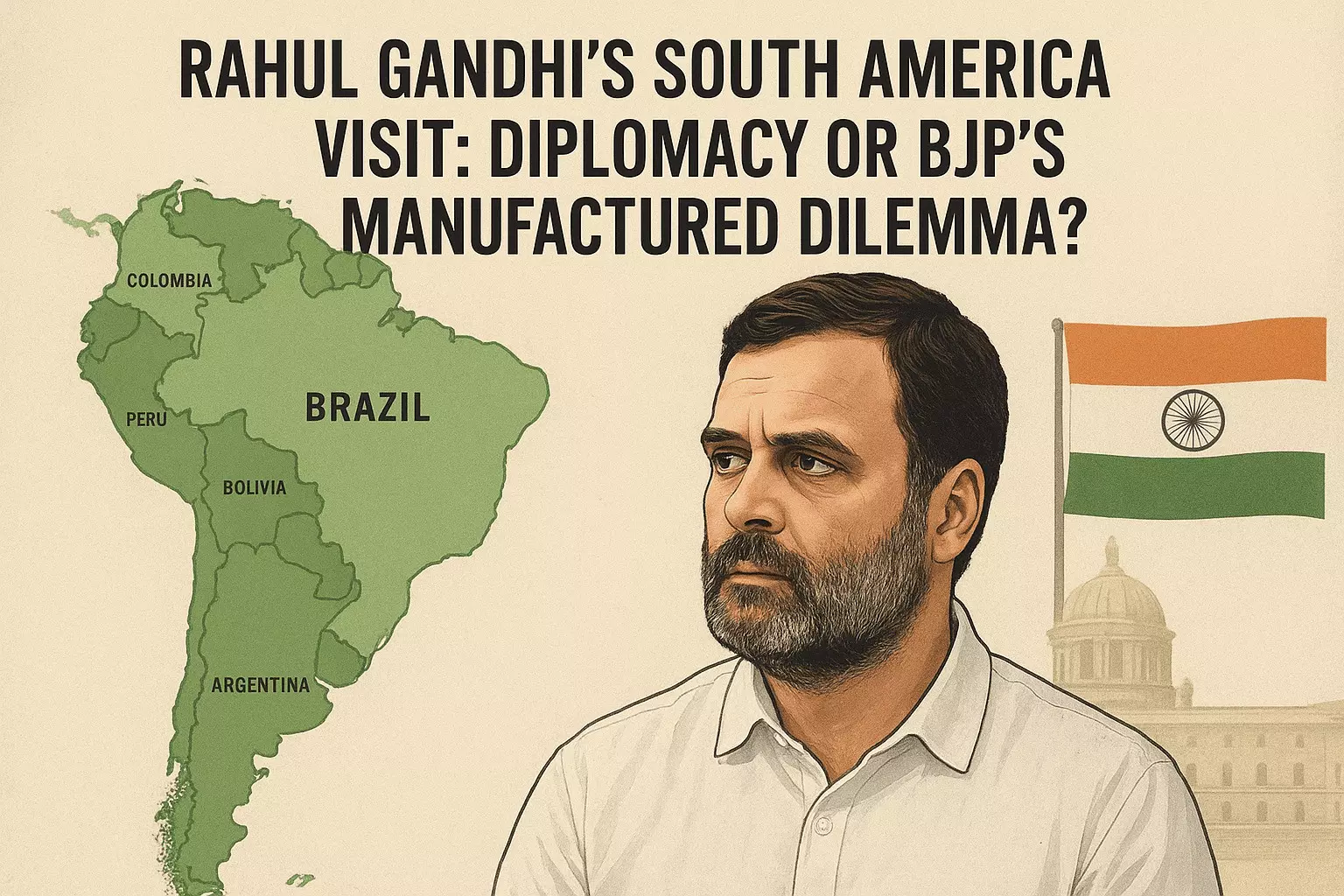 Rahul Gandhi’s South America Visit: Diplomacy or BJP’s Manufactured Dilemma? Rahul Gandhi’s South America Visit: Diplomacy or BJP’s Manufactured Dilemma?
