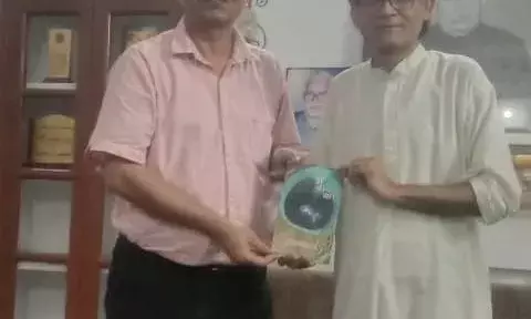 Literary Night in Prayagraj: Harendra Pratap & Anwar Abbas Unite Through Poetry-