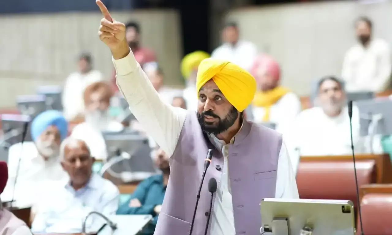 Mann Slams Opposition for ‘Politicising Floods’ in Punjab Assembly
