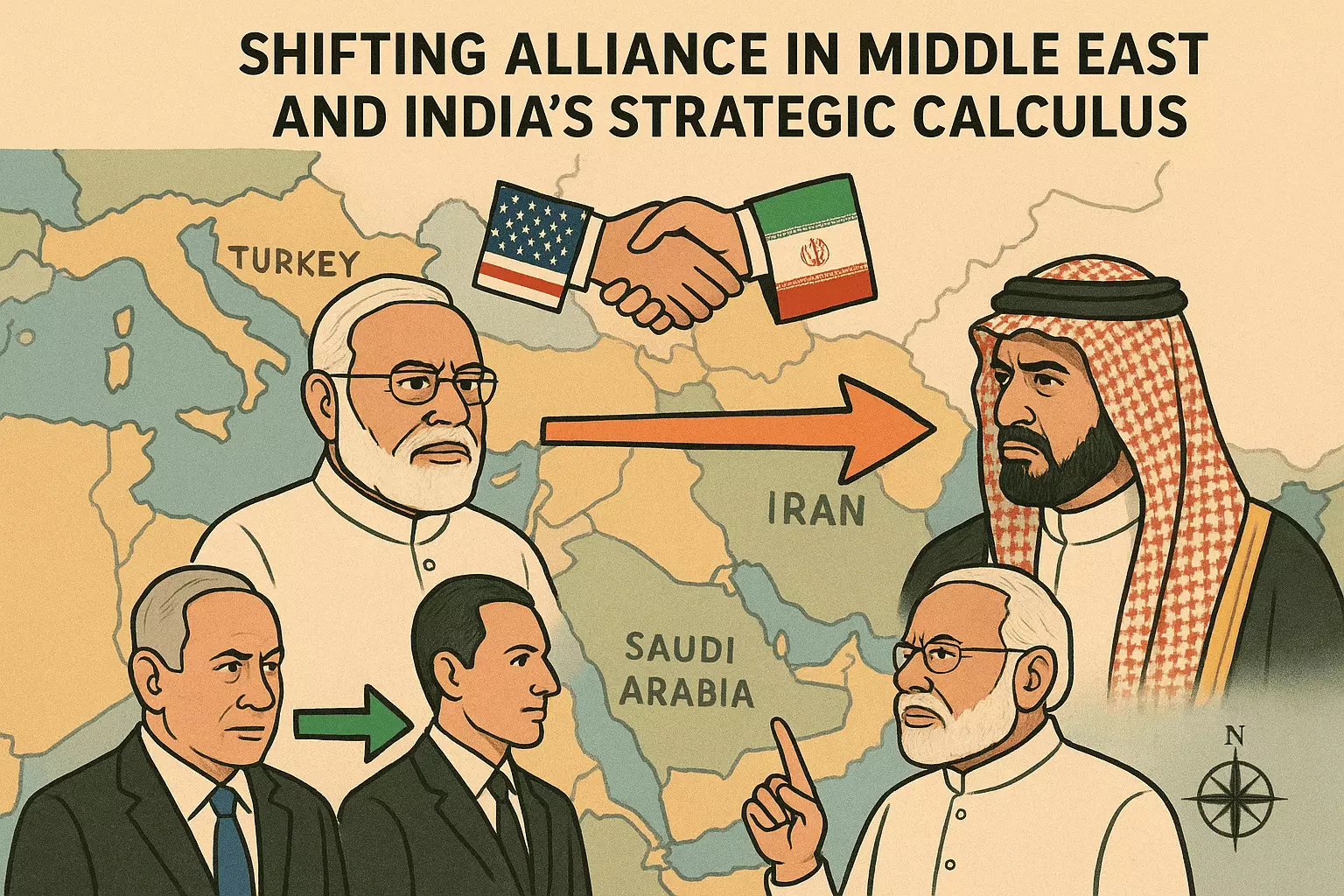 SHIFTING ALLIANCE IN MIDDLE EAST AND INDIA’S STRATEGIC CALCULUS