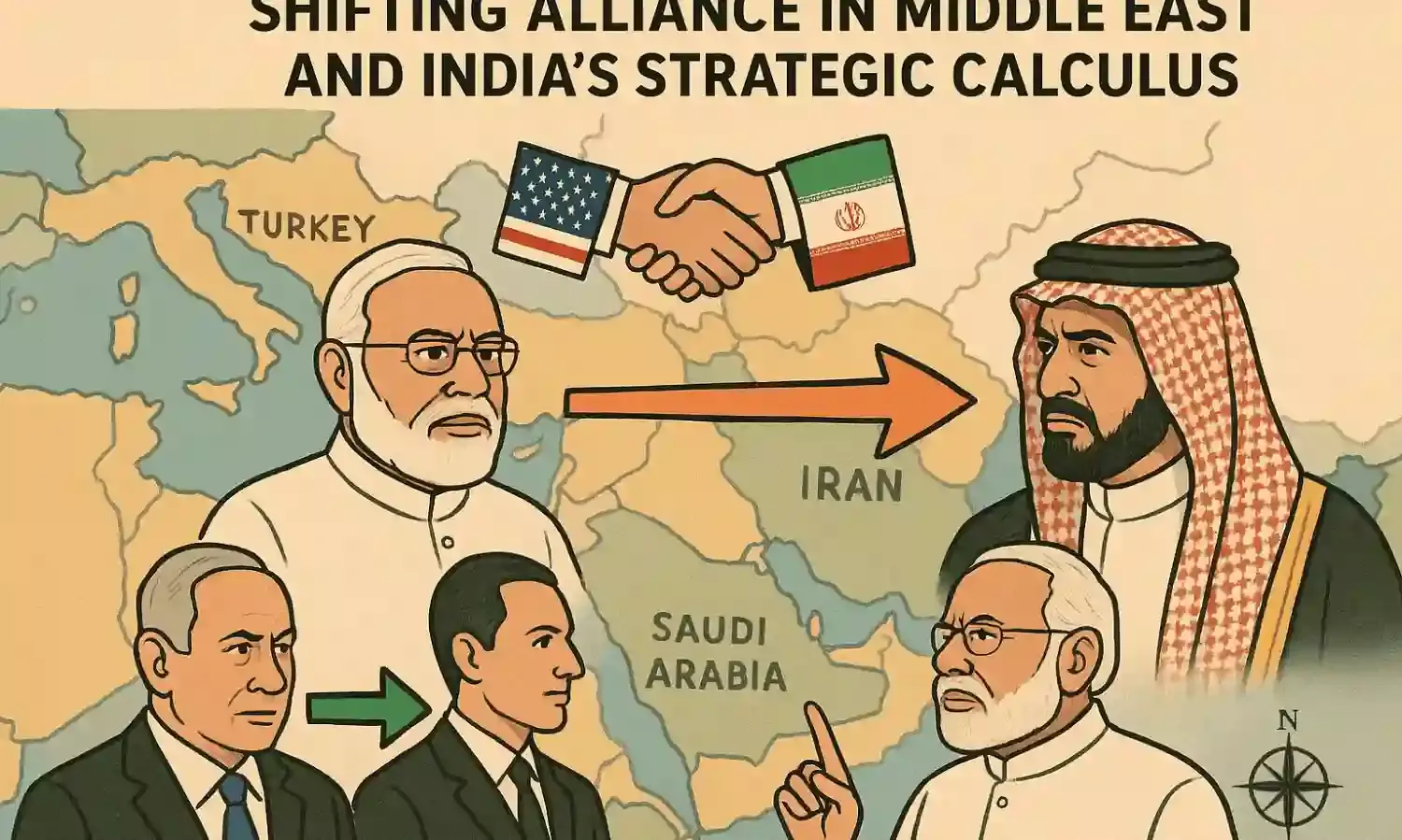 SHIFTING ALLIANCE IN MIDDLE EAST AND INDIA’S STRATEGIC CALCULUS