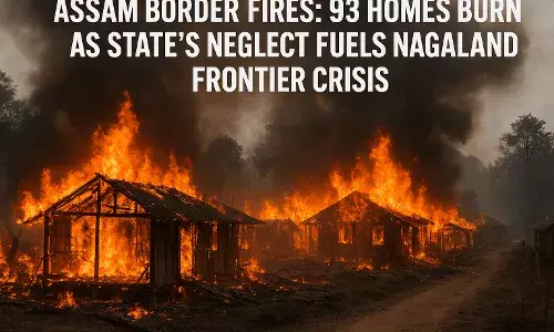 Assam Border Fires: 93 Homes Burn as States Neglect Fuels Nagaland Frontier Crisis