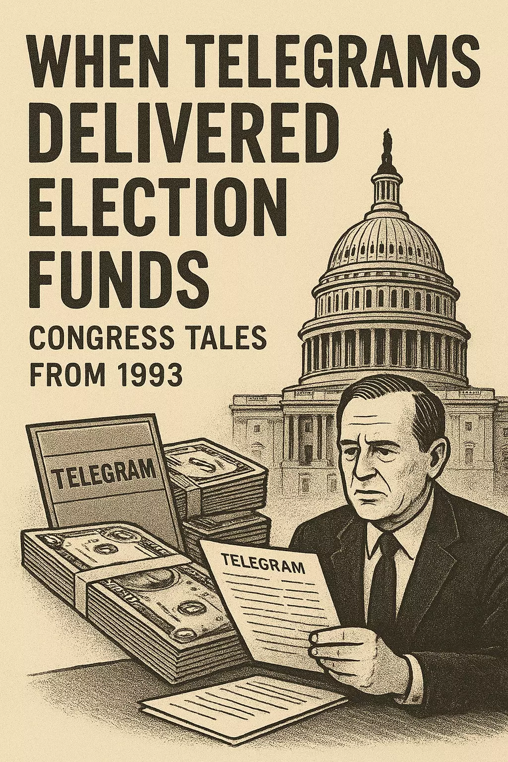 When Telegrams Delivered Election Funds: Congress Tales from 1993
