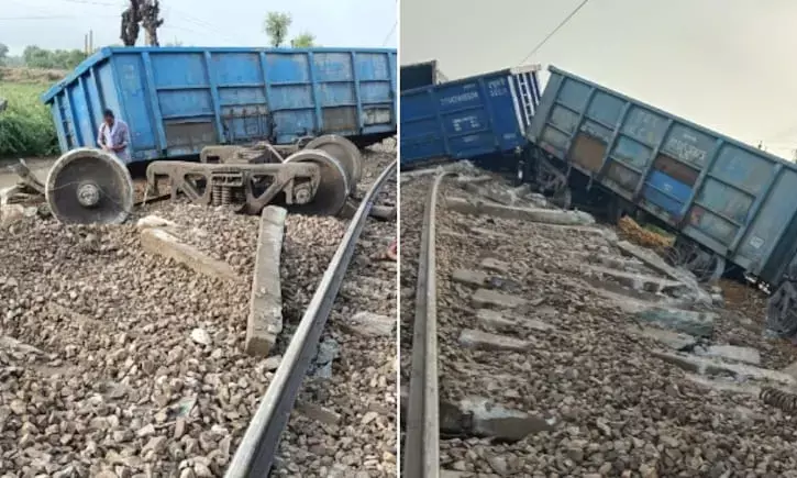 Over 35 Wagons of Goods Train Derailed in Rajasthan’s Sikar District, No Casualties Reported