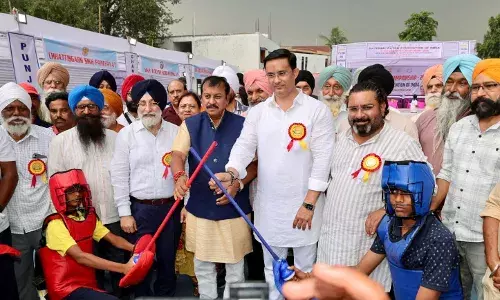 13th National Gatka Championship Begins in Bhilai, Celebrating Sikh Martial Heritage 13th National Gatka Championship Begins in Bhilai, Celebrating Sikh Martial Heritage