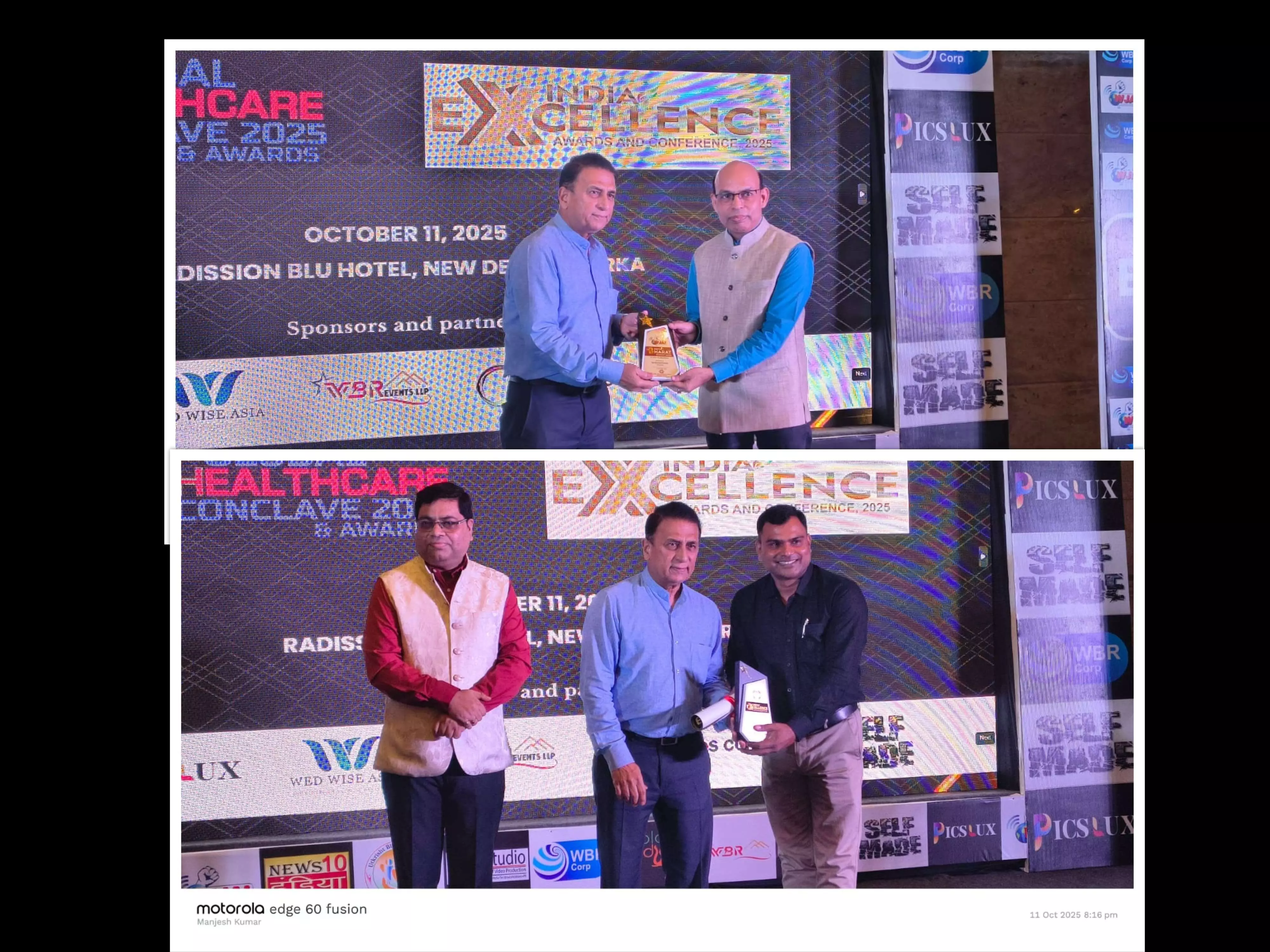 Educationist G.D. Gyani and Media Communication Veteran Bhaskar Jha Felicitated at WJAI Digital Bharat Summit in Delhi