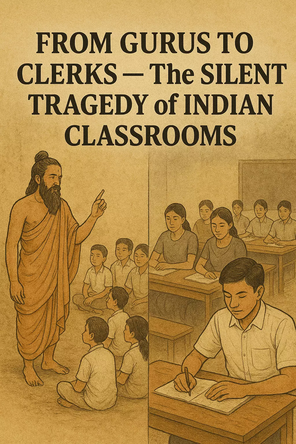 From Gurus to Clerks — The Silent Tragedy of Indian Classrooms