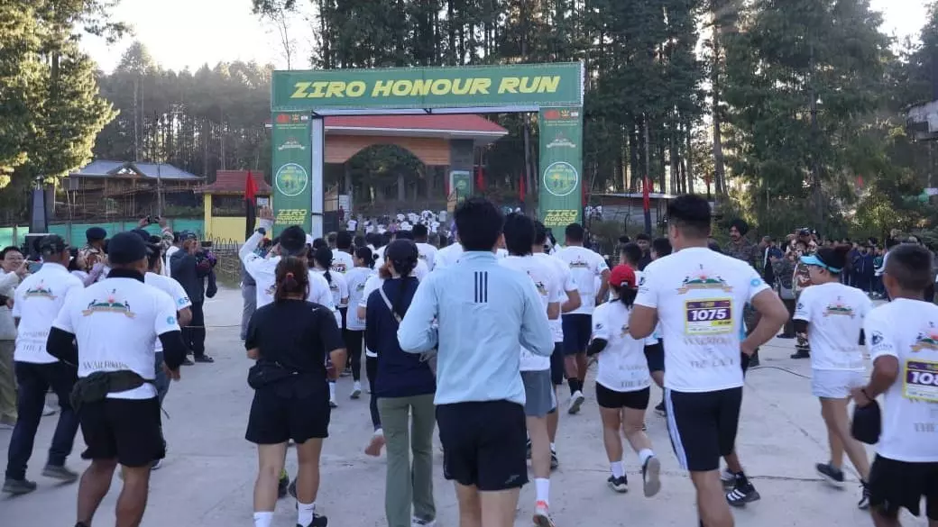 Ziro Honour Run 2025 Celebrates Patriotism and Unity with Massive Public Turnout