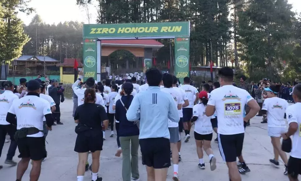 Ziro Honour Run 2025 Celebrates Patriotism and Unity with Massive Public Turnout