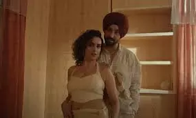 Diljit Dosanjh and Sanya Malhotra Set Screens Ablaze with Festive Music Video Charmer