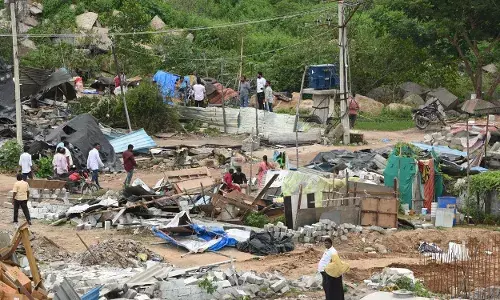 KTR Celebrates Diwali with Sunnam Cheruvu Demolition Victims, Slams Congress for Neglect KTR Celebrates Diwali with Sunnam Cheruvu Demolition Victims, Slams Congress for Neglect