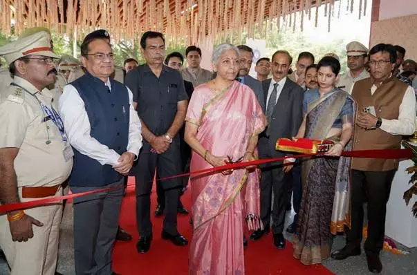 Nirmala Sitharaman Inaugurates New CGST Bhawan in Ghaziabad, Calls It a Symbol of Modern Governance