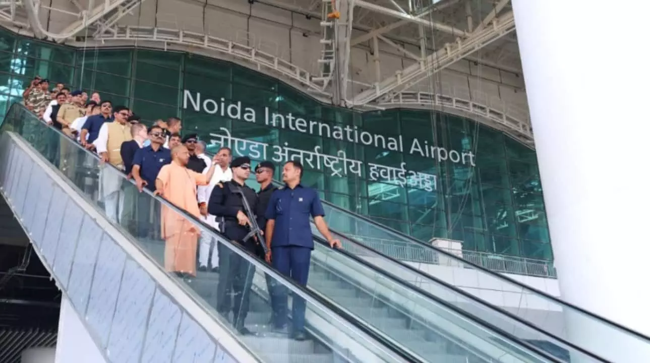 CM Yogi Reviews Final Preparations for Noida International Airport Ahead of PM Modi’s Inauguration CM Yogi Reviews Final Preparations for Noida International Airport Ahead of PM Modi’s Inauguration