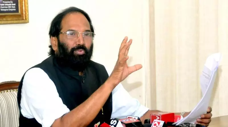 Telangana Explores Cost-Efficient, Eco-Friendly Revival of Pranahita–Chevella Project: Uttam Kumar Reddy