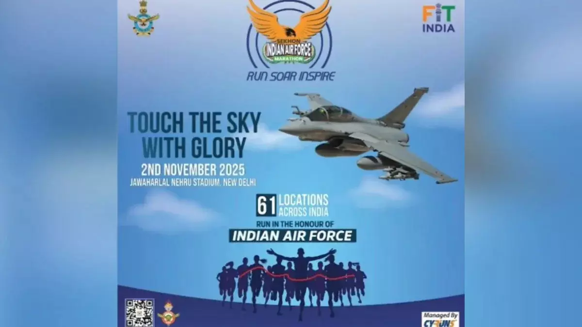 Indian Air Force to Host Sekhon IAF Marathon 2025 on November 2 Across 60 Stations