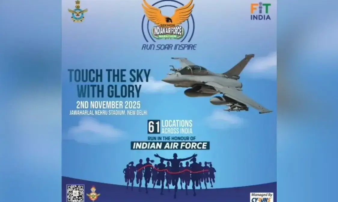 Indian Air Force to Host Sekhon IAF Marathon 2025 on November 2 Across 60 Stations