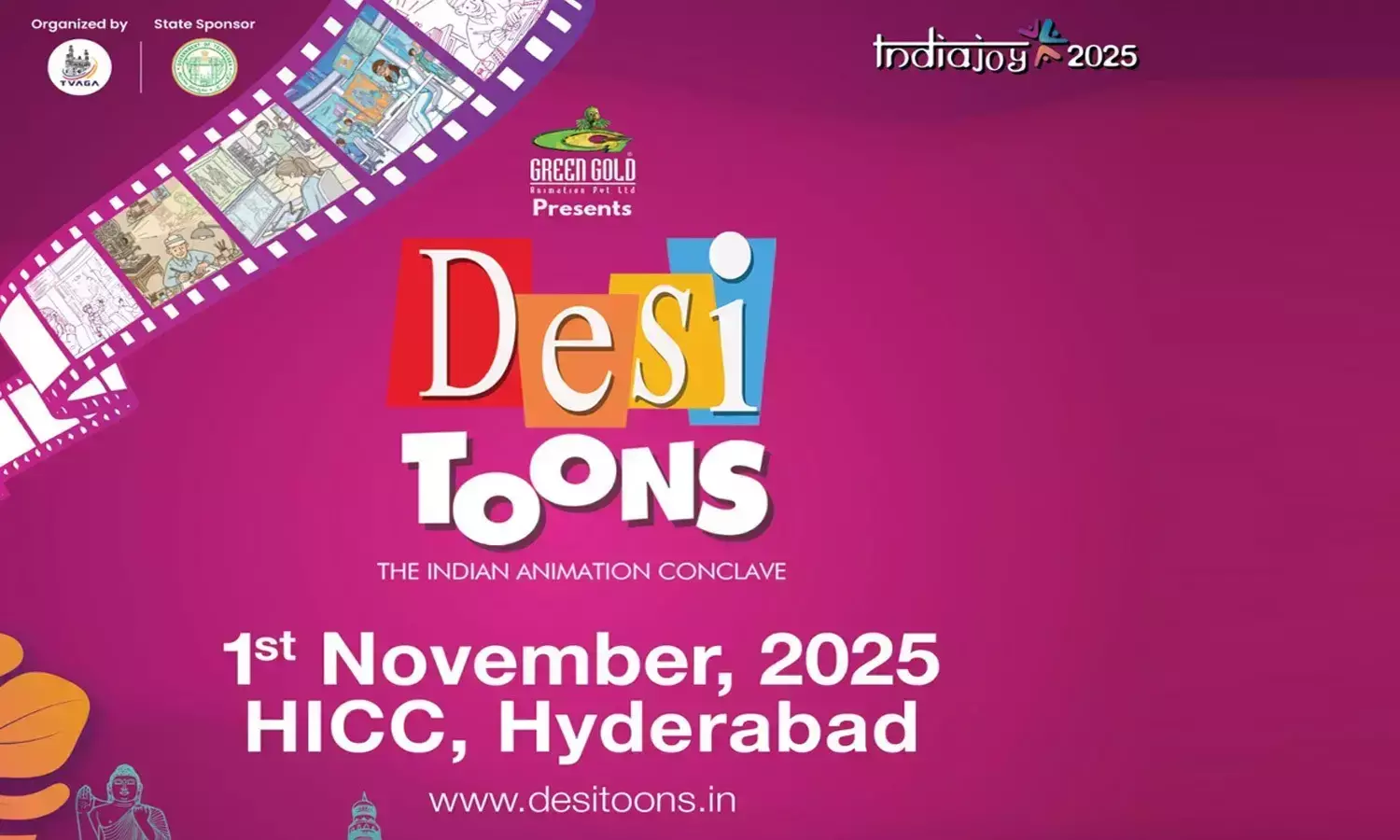 IndiaJoy 2025 to Spotlight India’s Animation Powerhouse with Desi Toons Conclave in Hyderabad