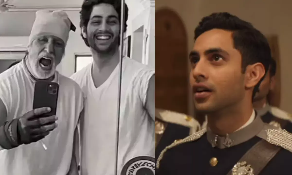 Amitabh Bachchan Pens Heartfelt Message for Grandson Agastya Nanda Ahead of His Debut in ‘Ikkis’