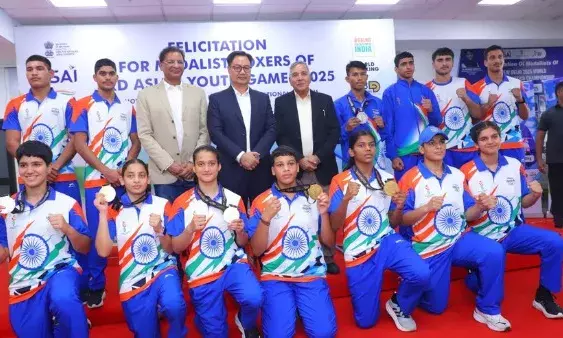 India’s Youth Boxers Shine Bright: Historic Seven-Medal Haul at Asian Youth Games Celebrated in Delhi