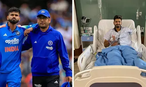 Shreyas Iyer Discharged from Sydney Hospital After Abdominal Injury in ODI Against Australia: BCCI Shreyas Iyer Discharged from Sydney Hospital After Abdominal Injury in ODI Against Australia: BCCI