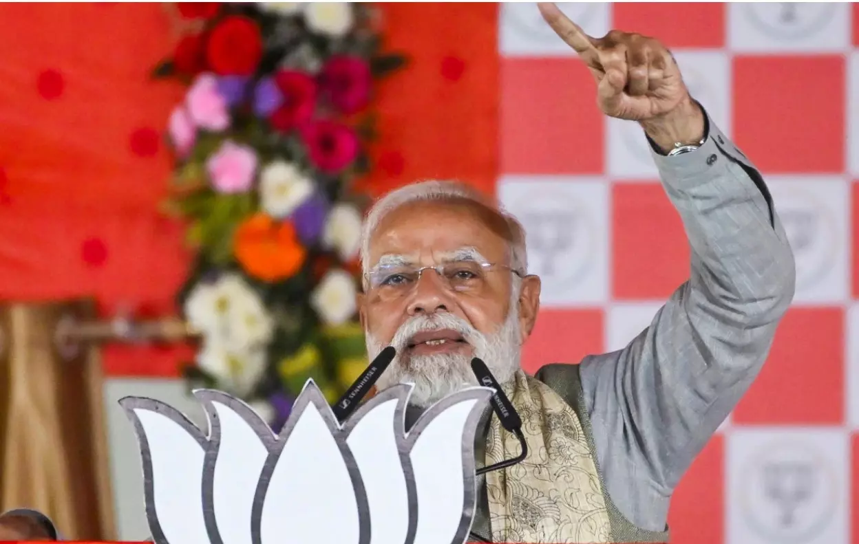 Modi Blames RJD-Congress for “Decades of Neglect” in Bihar’s Kosi Region Modi Blames RJD-Congress for “Decades of Neglect” in Bihar’s Kosi Region