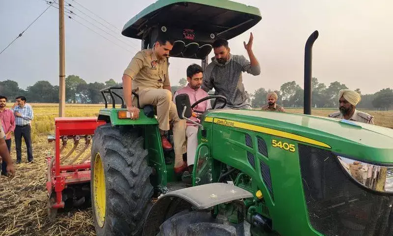 Moga Leads Punjab’s Green Revolution 2.0: Officials Join Farmers to End Stubble Burning